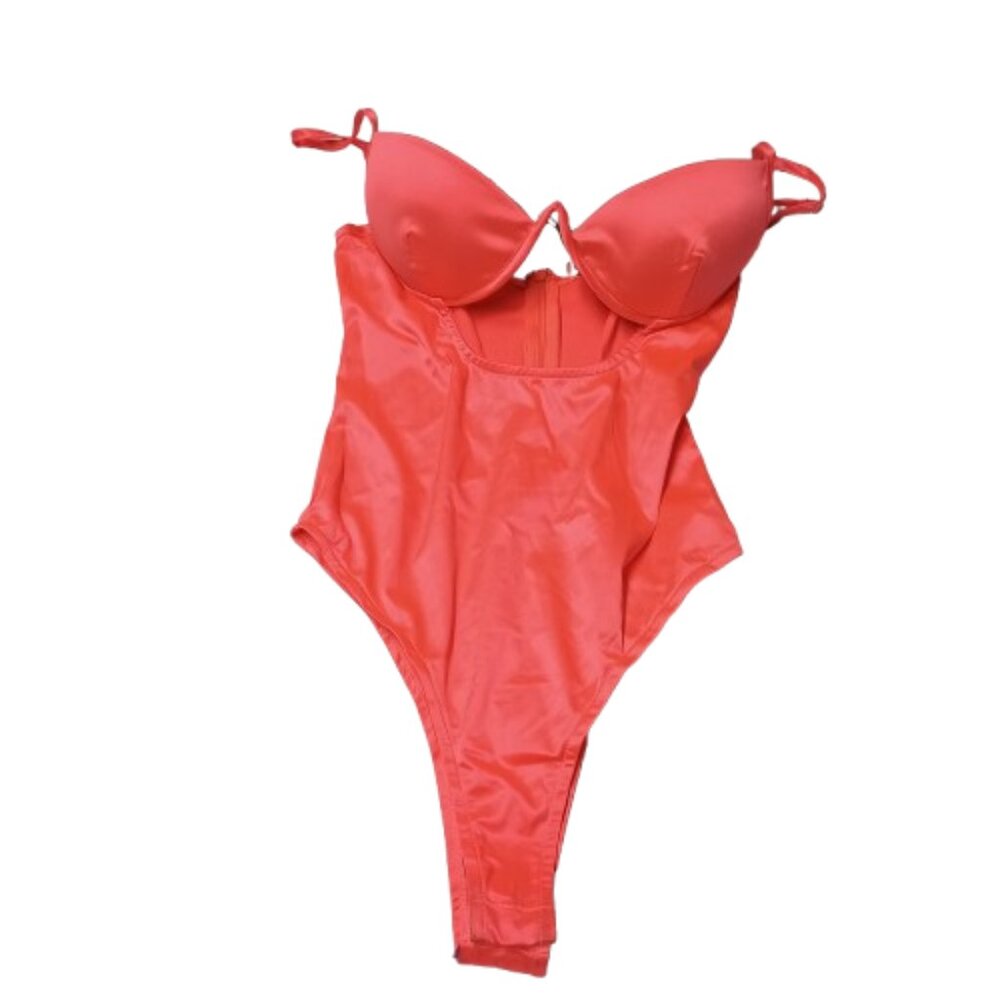 NWT Tic Toc Coral Underwire Bodysuit Women's Size Small